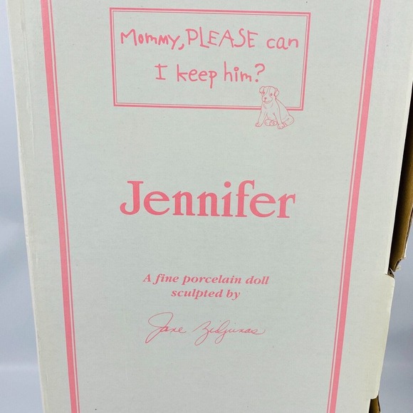 Hamilton Heritage Jennifer Doll & Dog Jane Zidjunas Can I Keep Him? NRFB - Picture 7 of 9